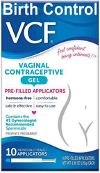 VCF Vaginal Contraceptive Gel, 1 Pack of 10 Pre-Filled Applicators