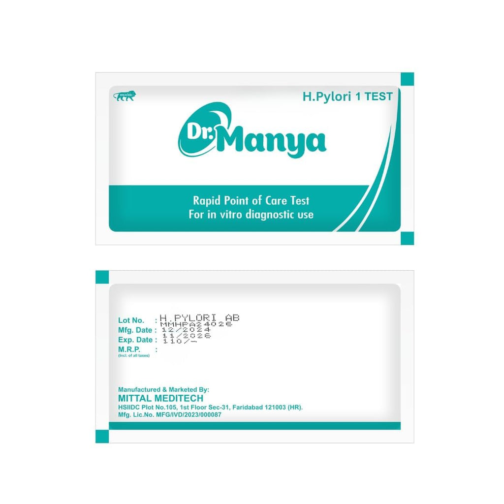 99% Accurate H. Pylori Test Kit (5 Pcs) – At-Home Rapid Self Test Card for Gut Health, Detects H Pylori & Stomach Infections, Professional Grade Test Paper for Quick Results.