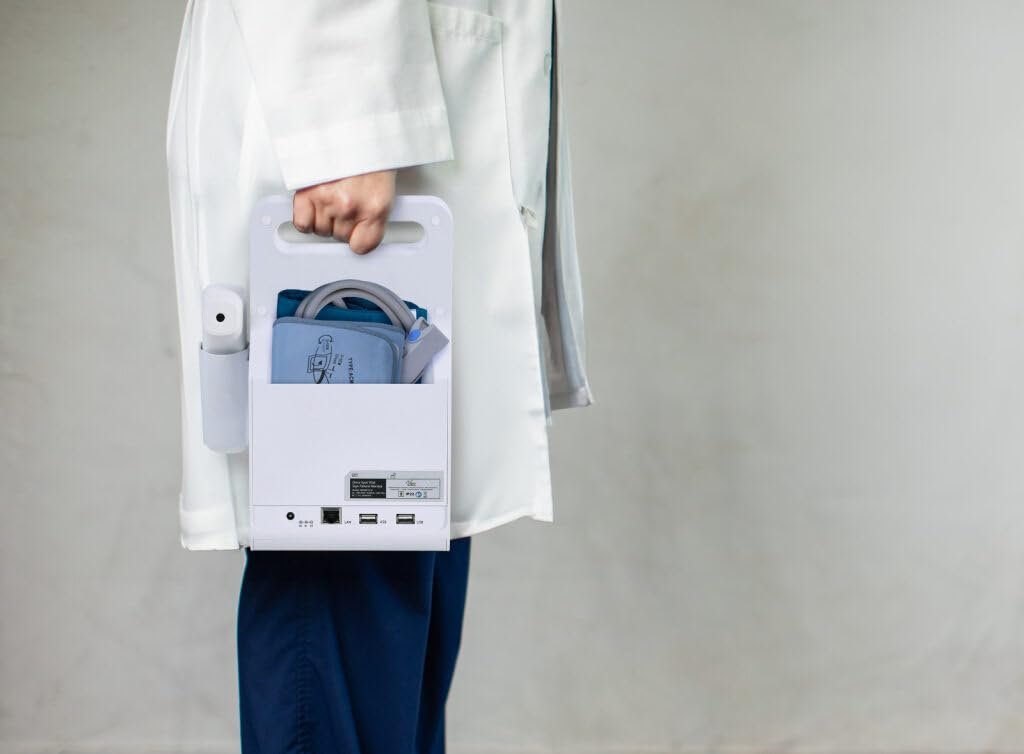 VivaDiagnostic Omni Portable Vital Signs Monitor, Monitor de Signos Vitales para Humanos with Thermometer