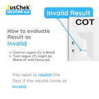 JusChek Cotinine Rapid Test Kit, 5-Minute Nicotine Metabolite Detection in Urine, Self-Testing (2)
