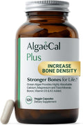 ALGAECAL Plus Calcium Supplement for Bone Density, with D3 K2, 120 Caps