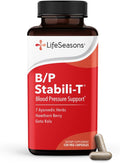 LifeSeasons B/P Stabili-T - Blood Pressure Support - Supplement for Healthy Heart & Circulation - Ashwagandha, Arjuna, Gotu Kola & Hawthorn Berry - 120 Capsules