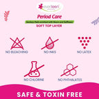 everteen Sanitary Pads XXL for Women 80 Pads, Cotton Soft Sanitary Napkin XXL 320mm, Extra Long Pad for Heavy Flow, Wider Back Coverage for No Stains, Rash Free 8 Layer Protection (40 Pads Each) Pack of 2