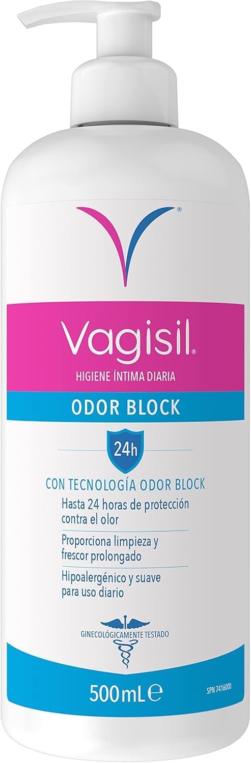 Vagisil Daily Intimate Hygiene Odor Block, 24H Odor Protection, Hypoallergenic, Confidence All Day, 500ml