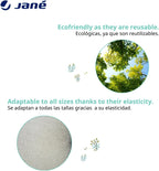 Jané 5 Washable Culottes, High Cut Briefs, One Size, Elastic Fabric, Suitable Postpartum, Hypoallergenic, White