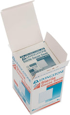 Liv Gauze Swabs 7.5 x 7.5 cm x 8 ply Sterile White 1 Piece/Pack 100 Packs/Dispenser Box