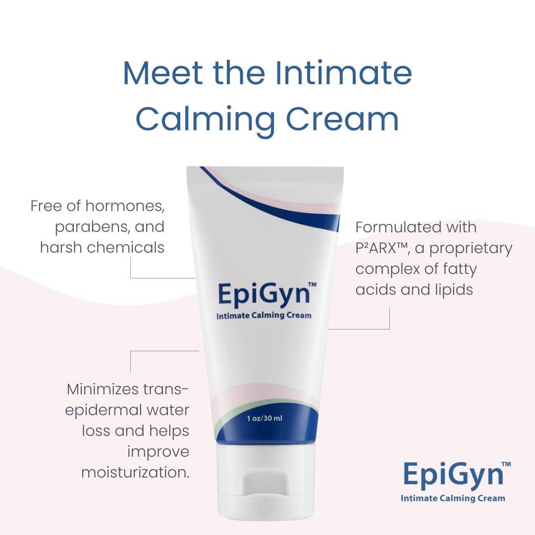 Vulva Moisturizer - Intimate Skin Care, Menopause Support - Helps Relieve Feminine Dryness and Discomfort - Hormone Free Cream for Women - 1 Month Supply (1 oz)