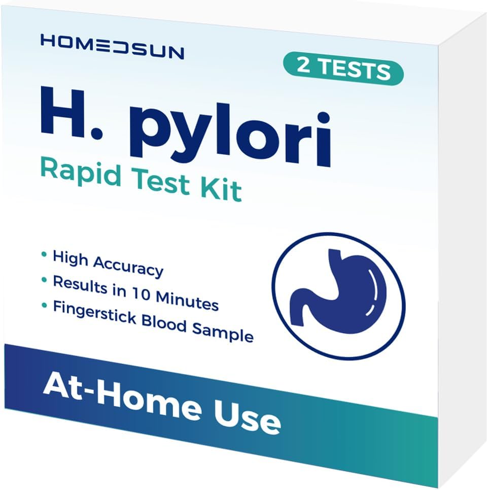 H. Pylori Antibody Test Kit Rapid at-Home Blood Test for Helicobacter Pylori Detection Easy to Use Non-Invasive Quick Results