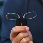 by ThinOptics Classic Keychain Reading Glasses - Slim Folding Armless Pocket Readers + Case