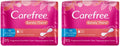 Carefree Barely There Unscented Panty Liners 84 Pack |Breathable| Feels soft & thin| Highly flexible