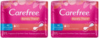 Carefree Barely There Unscented Panty Liners 84 Pack |Breathable| Feels soft & thin| Highly flexible