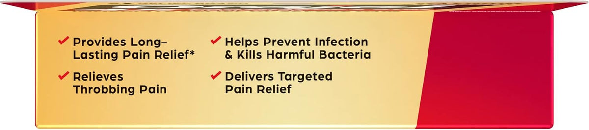 Orajel 4X for Toothache & Gum Pain: Severe Cream Tube 0.33oz- From Oral Pain Relief Brand