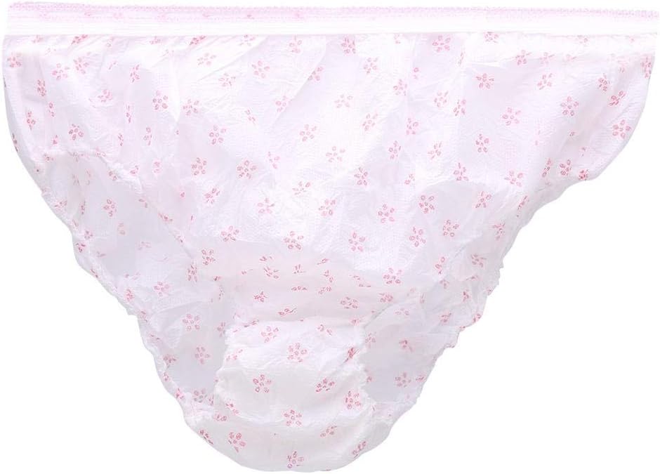Zerodis 7Pcs/Lot Pregnant Women Panties, Cotton Disposable Postpartum Underwear for Home Travel (XXL)