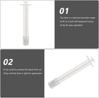 SUPVOX 20 Pieces Disposable Lubricant Applicator Injector Syringe for Vaginal