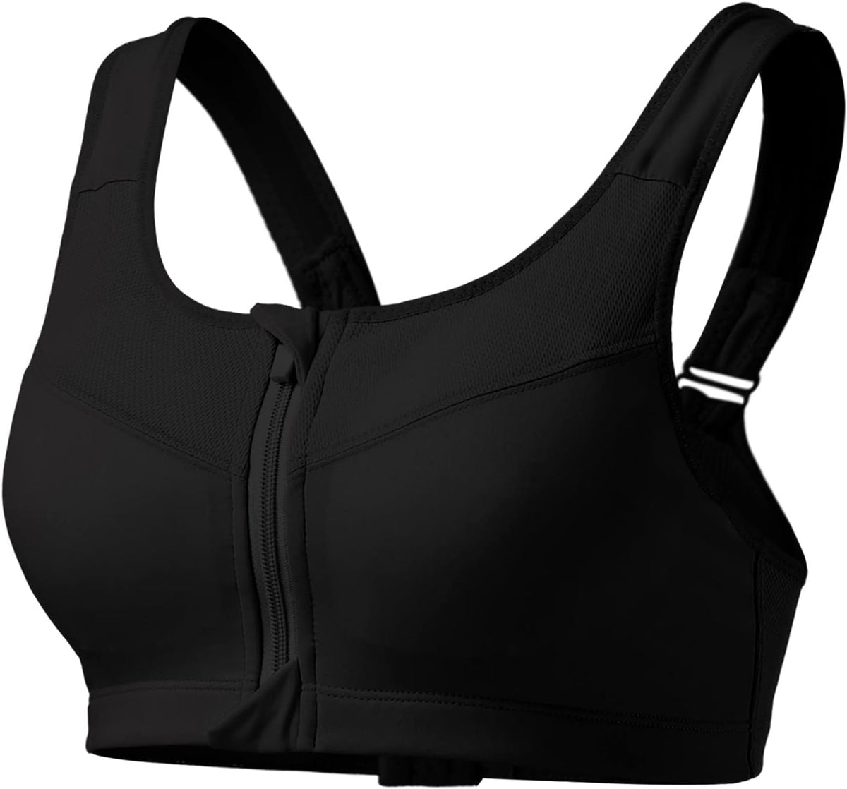 Sports Bra with Zipper for Women 2025 High Impact Training Women Front Closure Sports Bra Post Operative with Back Support V Neck for Daily