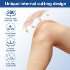 Dimora 20 Count Silicone Super Absorbent Wound Dressing - Gentle Border 5" x 5" Adhesive Bandages for Diabetic Foot Ulcers, Heavy Exudate Wound Care Pads with Ultrasorb Polymer
