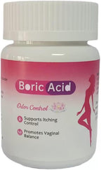 Boric Acid - Intimate Health Support - Natural Vaginal Health Support for Women - Detox & Cleanse, Odor & Itch Relief