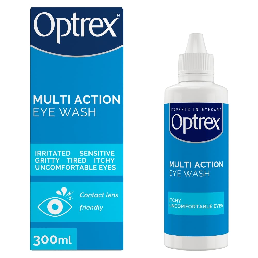 Optrex Multiaction Eye Wash with Eye Bath x 300ml