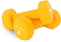 Yes4All Neoprene Coated Dumbbell Hand Weight Sets of 2 - Multiple Weight Options with 15 Colors, Anti-roll, Anti-Slip, Hexagon Shape