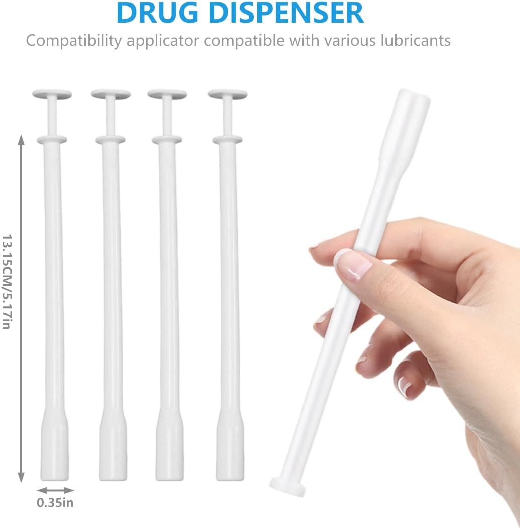 10 Vaginal Applicators, Compatible with Most Vaginal Eggs, Creams & Gels, Individually Packaged