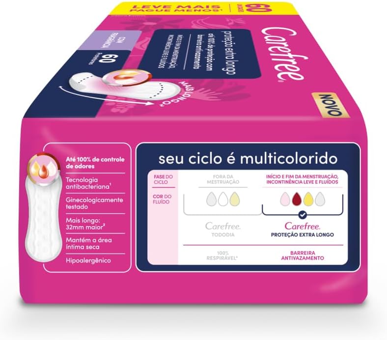 CAREFREE Panty Liners 60 pieces