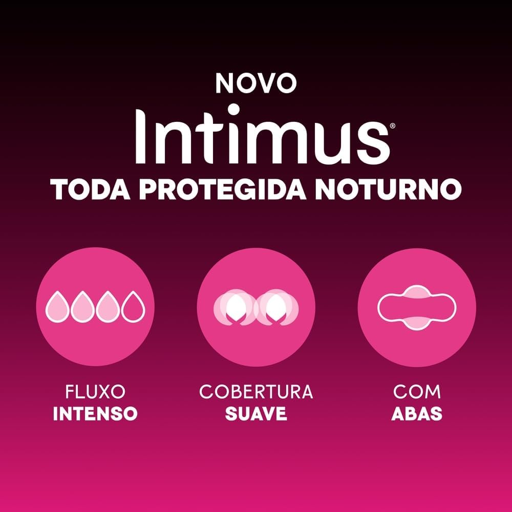 Intimus Sanitary Pads With Wings Overnight 45 pieces