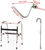 10 Pack Folding Walker Height Adjustable Clips Pole Push Button Spring Snap Clips V-Clip for Folding Walker with Wheels Aluminum Lightweight Rolling Walker Tray Table