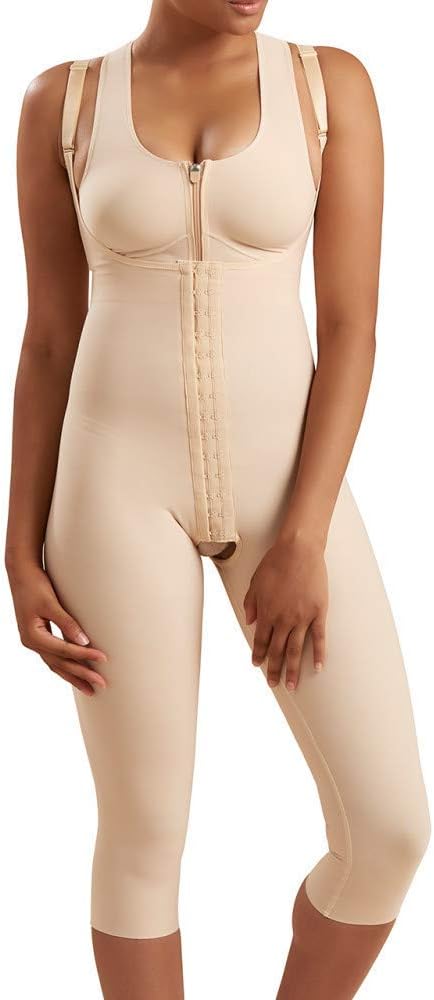 Marena Recovery Mid-Calf-Length Post Surgical Compression Girdle with High-Back