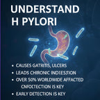 99% Accurate H. Pylori Test Kit (5 Pcs) – At-Home Rapid Self Test Card for Gut Health, Detects H Pylori & Stomach Infections, Professional Grade Test Paper for Quick Results.