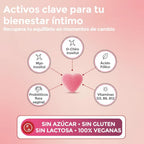 Probiotics woman flora intima in gummies with inositol myo & d-chiro 60 gummies sugar free and 100% vegan gummies inositol probiotics folic acid to regulate hormonal changes menopause