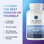 Dr. Emil 200MG 5-HTP PLUS, 120 Count (60 Servings)
