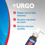 Urgo - Thrush Spray - Treatment for thrush, sores and small mouth wounds with Hyaluronic Acid, Relief and healing of mouth sores - Spray 15ml