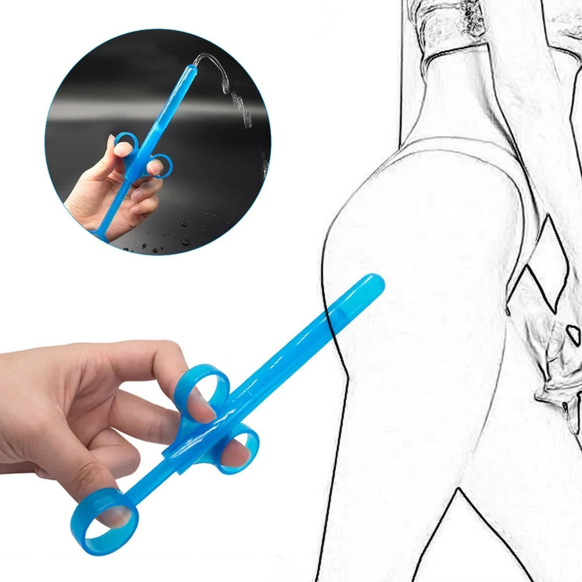 Gleitmittel-Applikator Vaginal Applicators Reusable Sterile 6.8 cm 20 cm