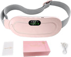 Heating Pad for Period Cramps, Three-Speed Adjustment?Portable Cordless Rechargeable Heating Pad for Menstrual Pain Relief Electric Heat Belt,Gifts for Her Women Girl Wife (Pink)