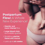 Nua 360° Comfort Maternity Panties XXL-XXXL (38-54 INCHES) | Pack of 5 | For Postpartum Bleeding and Clots | Absorbs Heavy Gushes | Zero Irritation | 4x Comfort | 360 Degree Protection | Soft | Breathable | 100% Toxic-Free, Dermatologically Tested