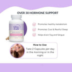 GleeFull Over 30 Hormone Support - Menopause Supplements for Women - Hormone Balance for Women