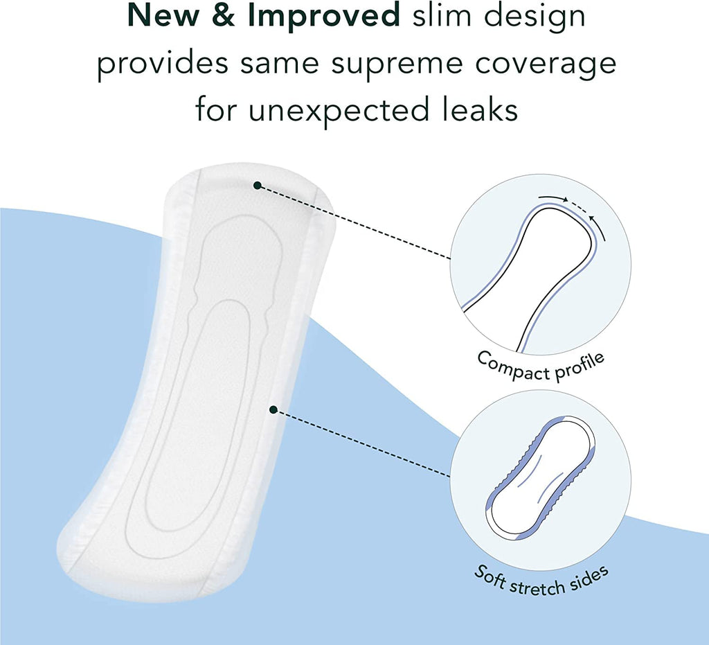 Tinkle Ecoluxe Organic Panty Liners Cotton for Women, Daily Use liners, Biodegradable, for Wetness Discharge Light Flows Stains and Leaks, 185mm, long, 117 Every day Pantyliners Pads