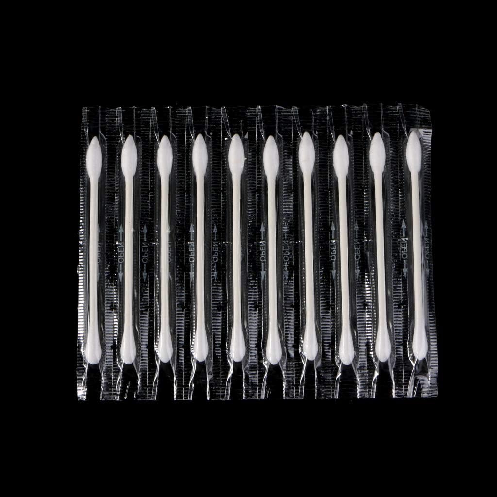 Individually Packaged Disposable Double Tipped Cotton Swabs for Travel Portable Cotton Swabs 100#
