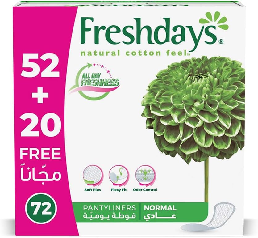 Freshdays Panty Liners 72 pads