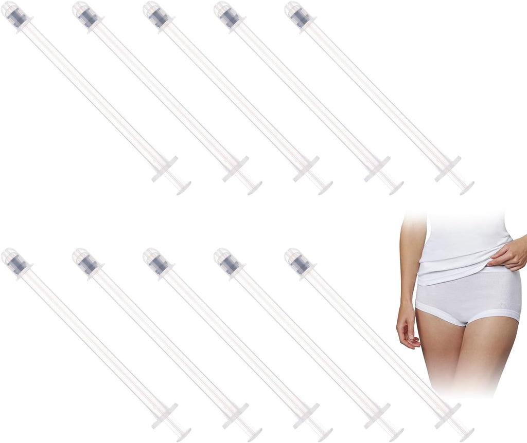 Disposable Lubricant Applicator, Personal Lubricant Applicators, Vaginal Applicators, 10 Pcs Disposable Applicators, Injector Syringe for Vaginal