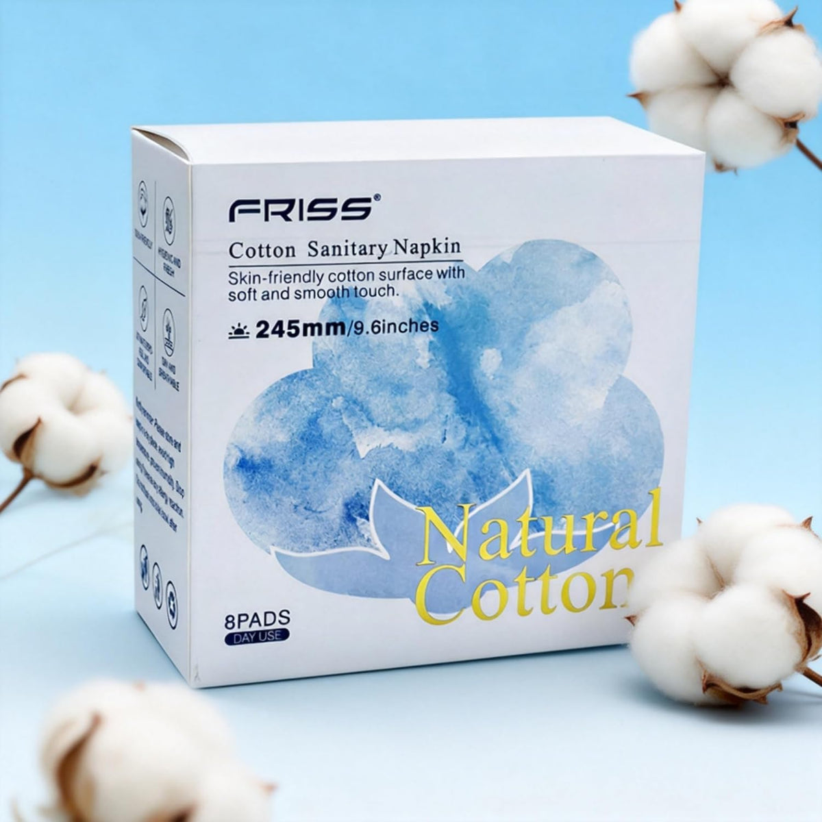 Sanitary Pads Fragrance-Free With Wings 245 ml 8 pads
