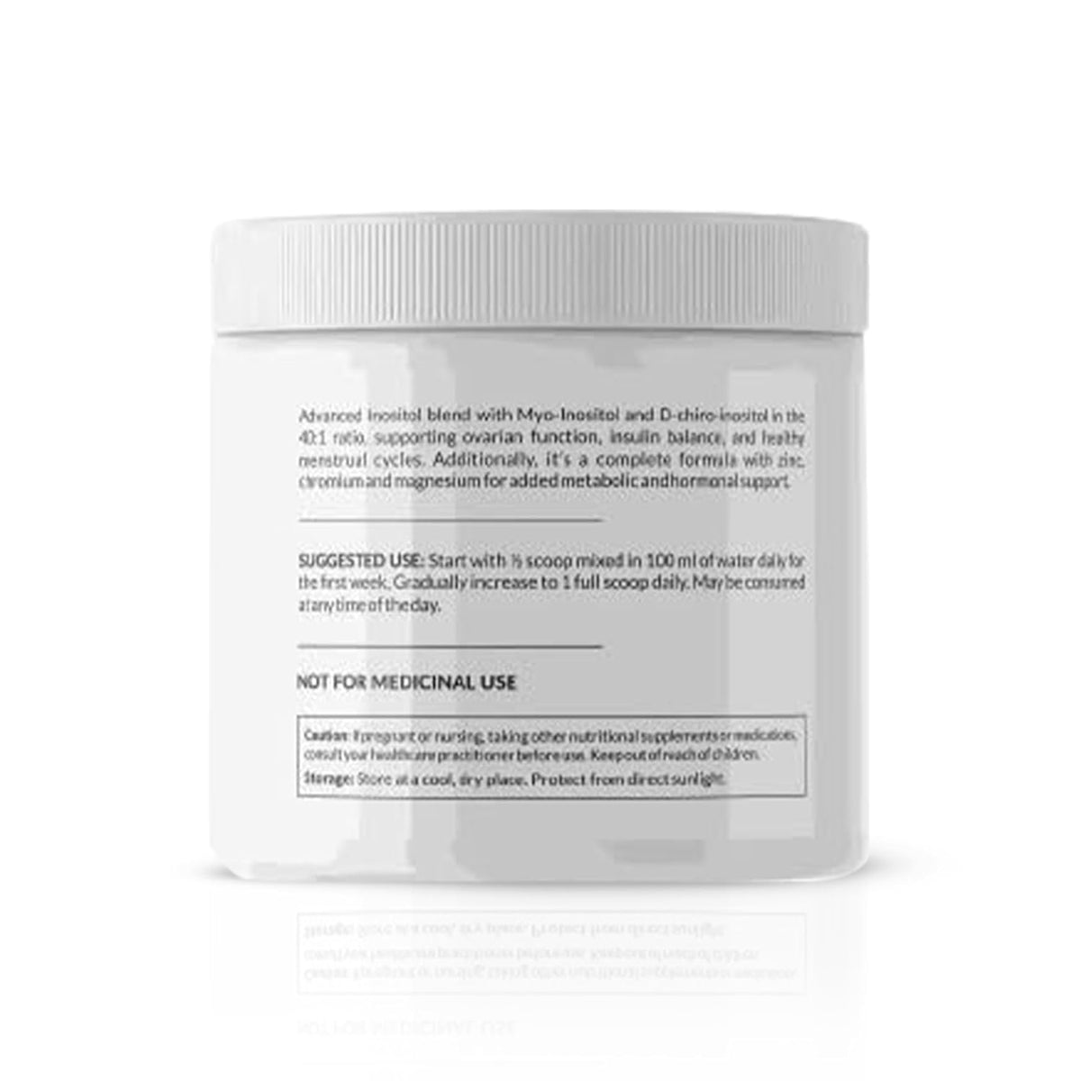 PCOS Support | Inositol & L-Arginine Blend for Women – 135g | Daily Wellness Supplement with Nutrients for Women’s Health | Unflavoured Powder | No Added Sugar or Fillers