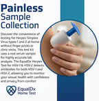 HSV-1 & HSV-2 At-Home Health Test Kit – Discreet Sample Collection, CLIA-Certified Lab Processing, Secure Online Results for Adults