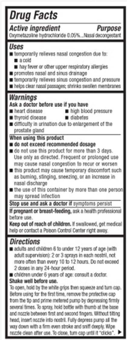 Mucinex Sinus-Max Nasal Spray for Sinus & Allergy, Fast-Acting & Fragrance Free, 12 Hour Severe Nasal Congestion Relief, 0.75 Fl Oz (Pack of 4)
