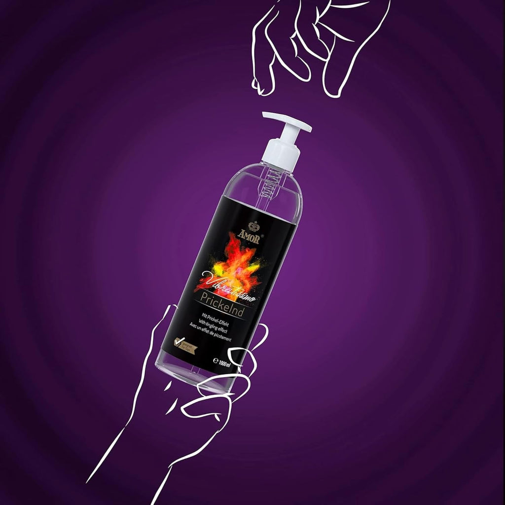 Vibratissimo Play Gel Stimulant 1000 ml | Lubricant with Stimulating Effect | Water-Based Lubrication | Lubricant Gel Suitable for Silicone Toys and Latex Condoms