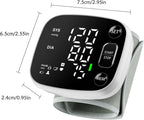 Oklar Wrist Blood Pressure Monitor, FDA Cleared Rechargeable BP Machine | For Home Use, with Adjustable Cuff (4.92-8.46 Inches), 240 Reading Memory for 2 Users, Voice Broadcast, Storage Case Included