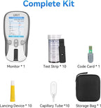 Home Cholesterol Test Kit, 8 in 1 Cholesterol Test Kit with 10 Test Strips for Home Use