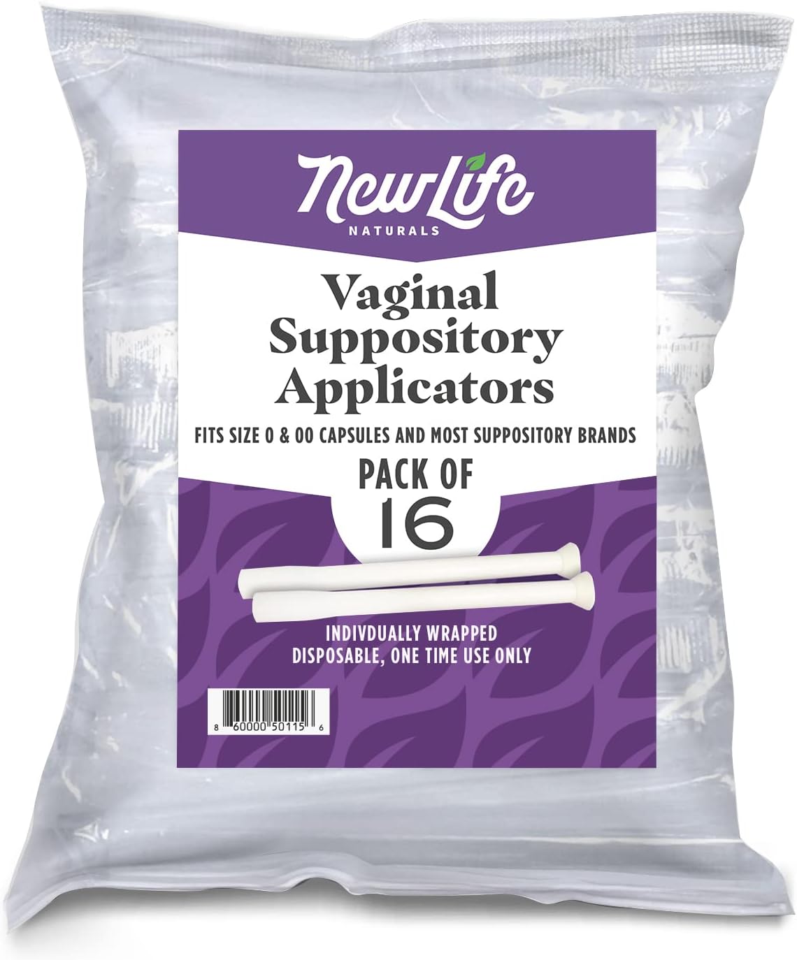 Applicators and Syringes Individually Wrapped 00 capsules 16 pieces