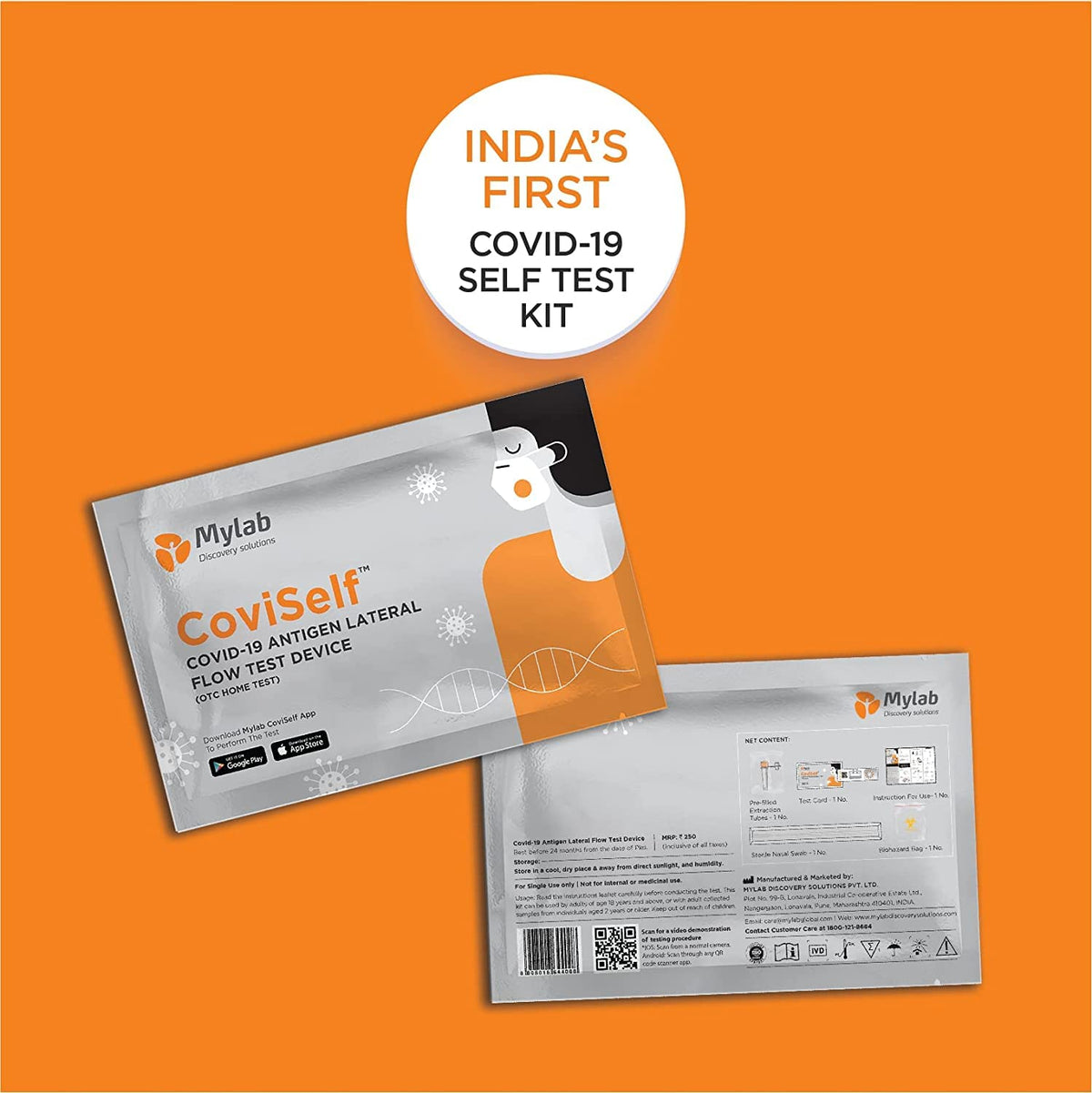 Mylab CoviSelf - COVID-19 Rapid Antigen Self Test Kit