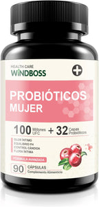 Probiotics for Women with 32 Strains with Prebiotics and Digestive Enzymes Support pH Balance Vaginal Probiotics Urinary and Digestive Tract Health Vegetable Capsules